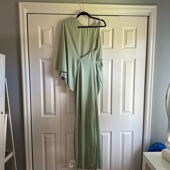 ASOS long one shoulder backless dress - Picture 3 of 3